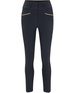 BOSS Equestrian High-Waisted Breeches With Full Grip - Blue