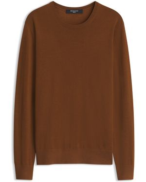 BOSS By Beckham Pullover Aus Schurwolle Und Kaschmir - Braun