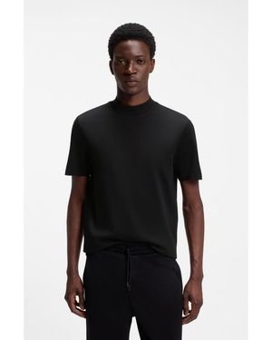 HUGO Stretch-Cotton T-Shirt - Black