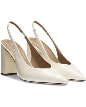 BOSS Heeled Court Shoes - White