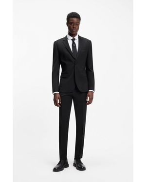 HUGO Two-Piece Extra-Slim-Fit Suit - Black