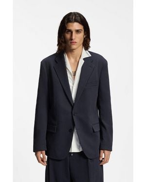 HUGO Slim-Fit Suit Jacket - Blue