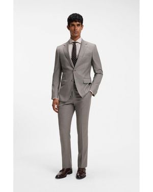 BOSS Two-Piece Slim-Fit Suit - Grey