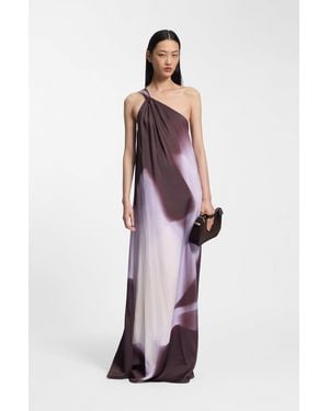 BOSS Patterned Women's Maxi Dresses Size 4 - Purple