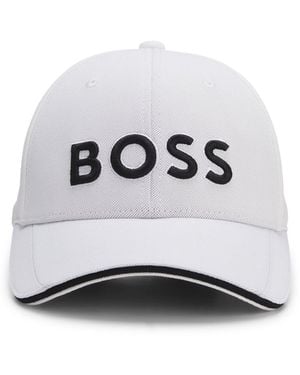 BOSS Cappellino A Sei Pannelli - Bianco