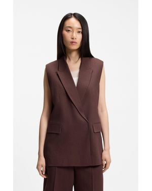 BOSS Dark Brown Women's Tailored Jackets Size 4
