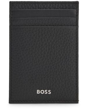 BOSS Cartera De Textura Granulada - Negro