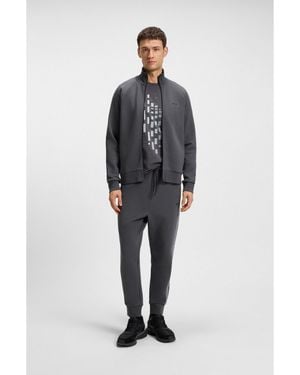 BOSS Regular-Fit Tracksuit Set - Grey