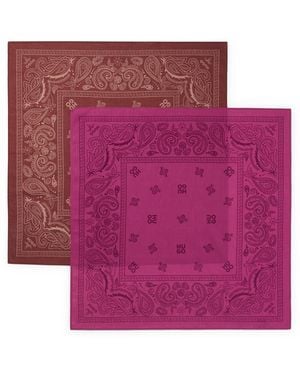 HUGO Two-Pack Of Bandanas - Purple