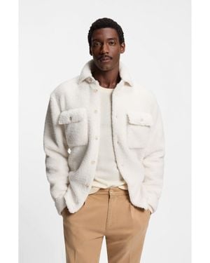 BOSS X Steiff Relaxed-Fit Overshirt - Natural