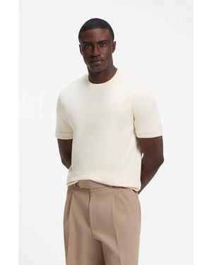 BOSS T-Shirt Crafted - Natural
