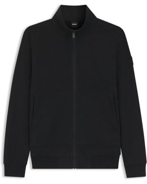 BOSS Equestrian Fleece Jacket - Black