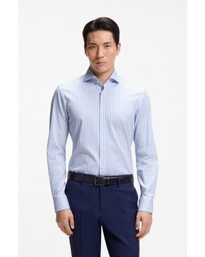 BOSS Slim-Fit Shirt - Blue