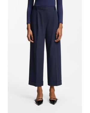 HUGO Dark Blue Women's Formal Pants Size 4