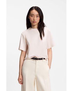 BOSS Light Pink Women's T-shirts Size L