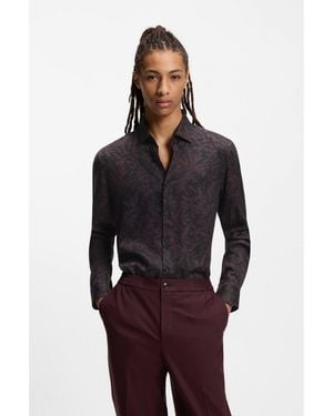 HUGO Slim-Fit Shirt - Multicolour