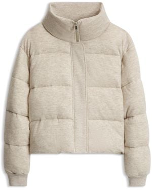 BOSS Padded Bomber Jacket - Natural