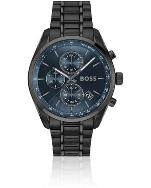 BOSS Grand Prix 44 Chronograph Watch With Dial - Blue