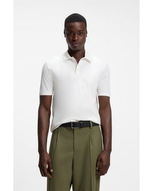 HUGO Slim-Fit Polo - White