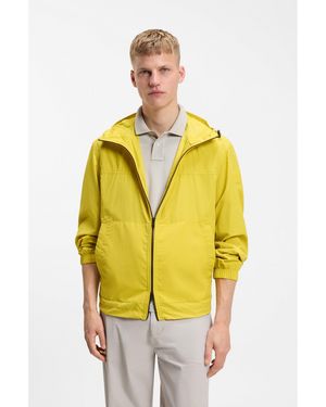 BOSS Regular-Fit Windbreaker - Yellow