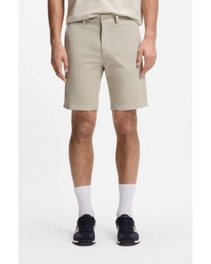 BOSS Slim-Fit Chino Shorts - Natural