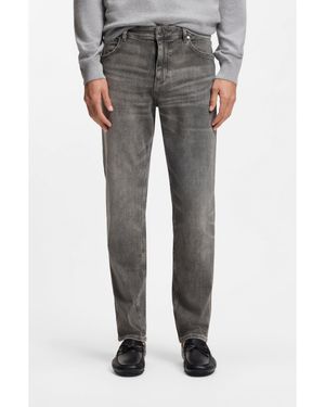 BOSS Maine Regular-Fit Jeans - Grey