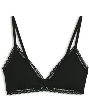 HUGO Triangel-Bh Mit Spitzendetails - Schwarz
