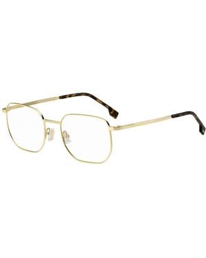 BOSS Tone Optical Frames With Havana End Tips - Metallic