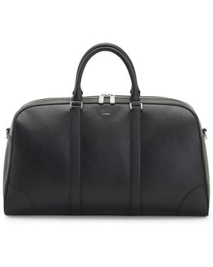 HUGO Weekender Aus Recyceltem Leder - Schwarz