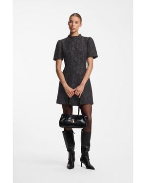 HUGO Puff-Sleeved Business Dress - Black