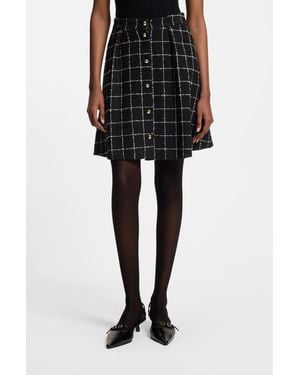 HUGO Patterned Women's Mini Skirts Size 4 - Black