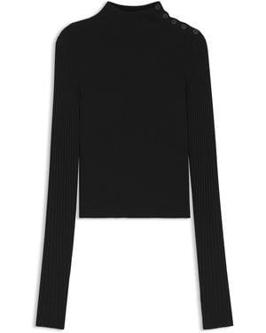 HUGO X Entire Studios Pullover Mit Knöpfen An Der Schulter - Schwarz