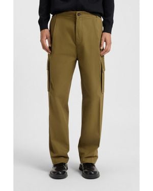 HUGO Slim-Fit Cargo Trousers - Green