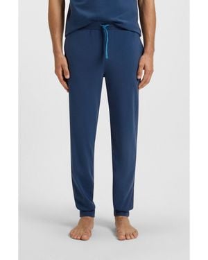 BOSS Logo-Embroidered Tracksuit Bottoms - Blue