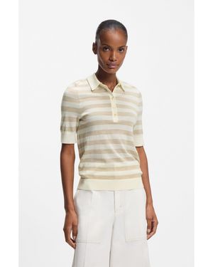 BOSS Short-Sleeved Jumper - Natural