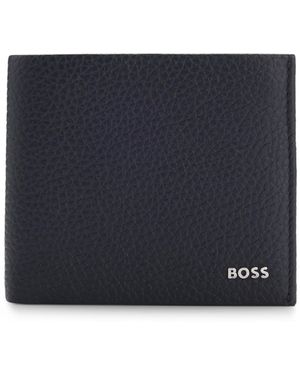 BOSS Dark Blue Men's Wallets - Brown