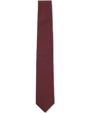 BOSS Structured Tie - Purple