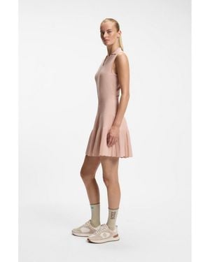 BOSS X Ao Knitted Tennis Dress - White