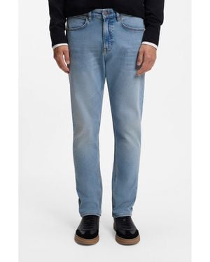 BOSS Tapered-Fit Jeans - Blue