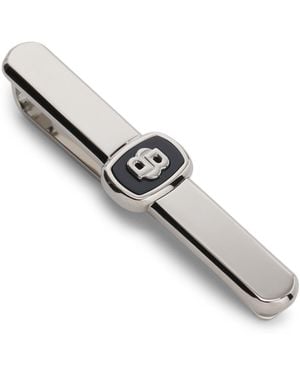 BOSS Dasspeld Met Double B-Monogram En Inzet Van Email - Metallic