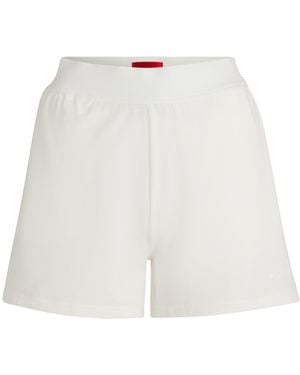 HUGO Loungewear Unterteil SHUFFLE_SHORTS - Weiß