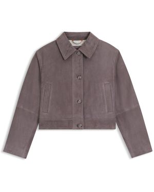 BOSS Trucker-Style Jacket - Brown