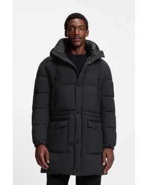 BOSS Water-Repellent Jacket With Padding - Black
