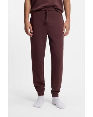 HUGO Cotton-Blend Pyjama Bottoms With Embroidered Logo