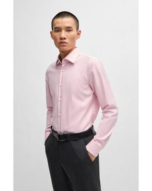 BOSS Slim-Fit Shirt - Pink