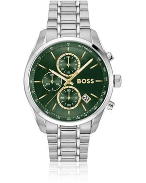 BOSS Grand Prix 44 Stainless-Steel Watch - Green
