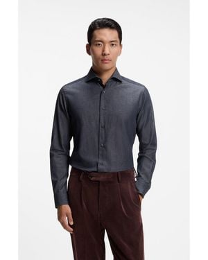 BOSS Slim-Fit Shirt - Blue
