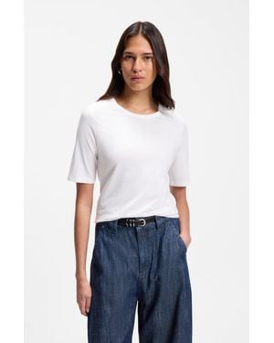 BOSS White Women's T-shirts Size S