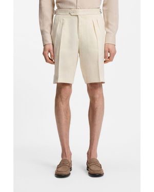 BOSS Tapered-Fit Shorts - Natural