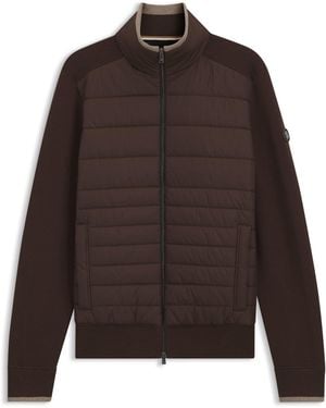 BOSS Jacke Mit Reißverschluss Und Wattierter Vorderseite - Braun